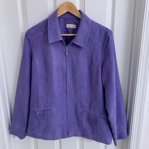 Appleseeds Faux Suede Jacket